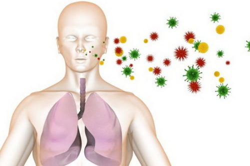 воздушно-капельный путь передачи инфекции