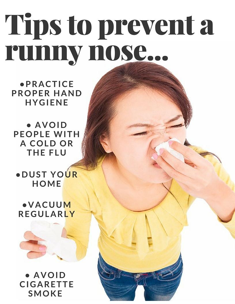 Runny Nose Infographic